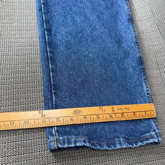 Rustler Mens Size 40x30  Blue Relaxed Fit Straight Leg Denim Jeans Rugged Wear - Picture 9 of 11